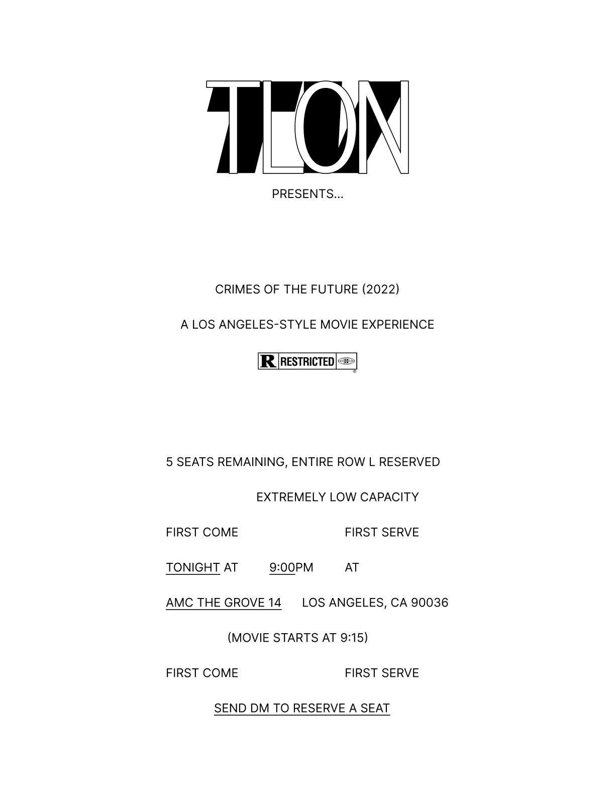 Tlon TV Event Poster