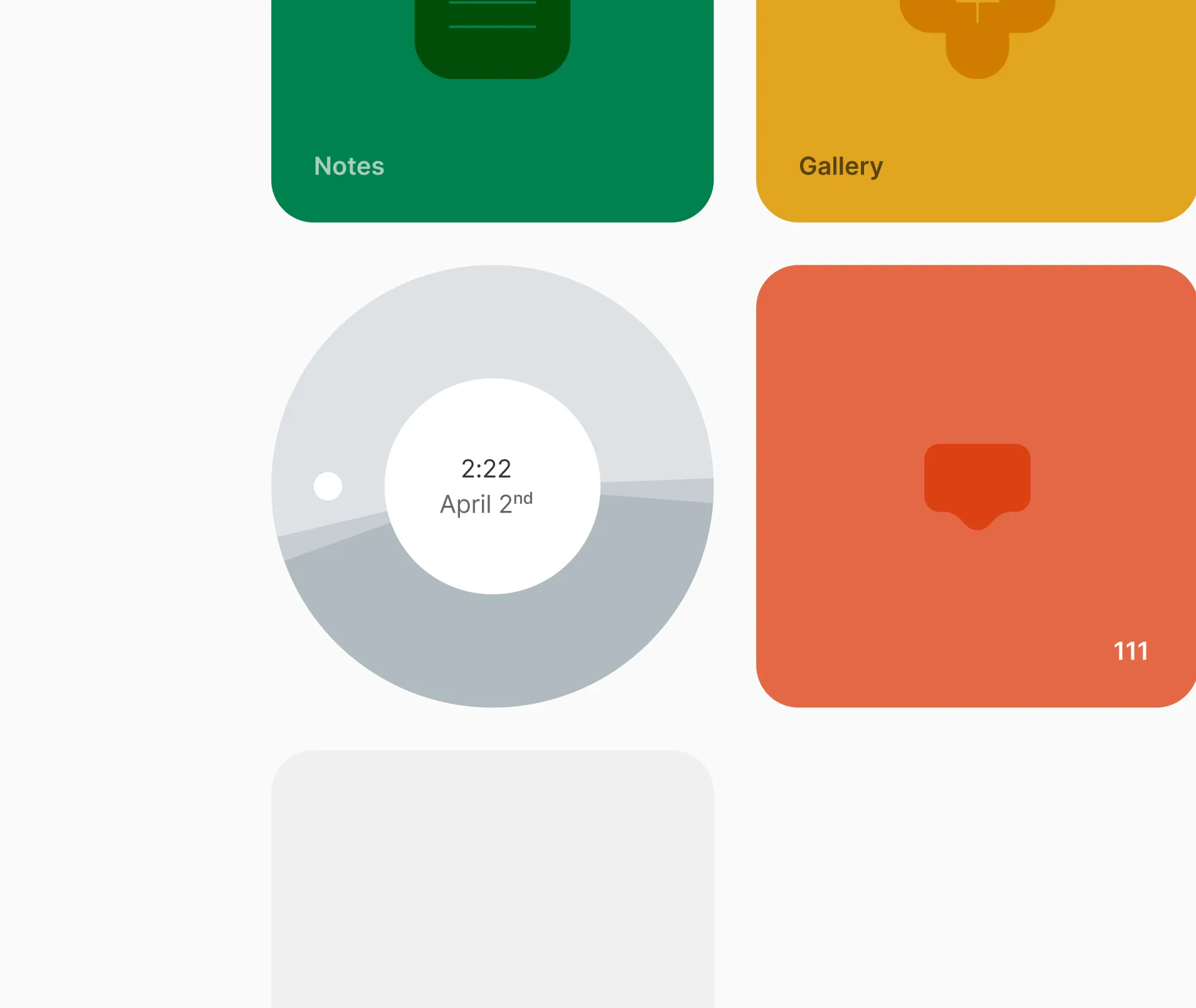 Landscape Clock Widget (with Gavin Atkinson)
